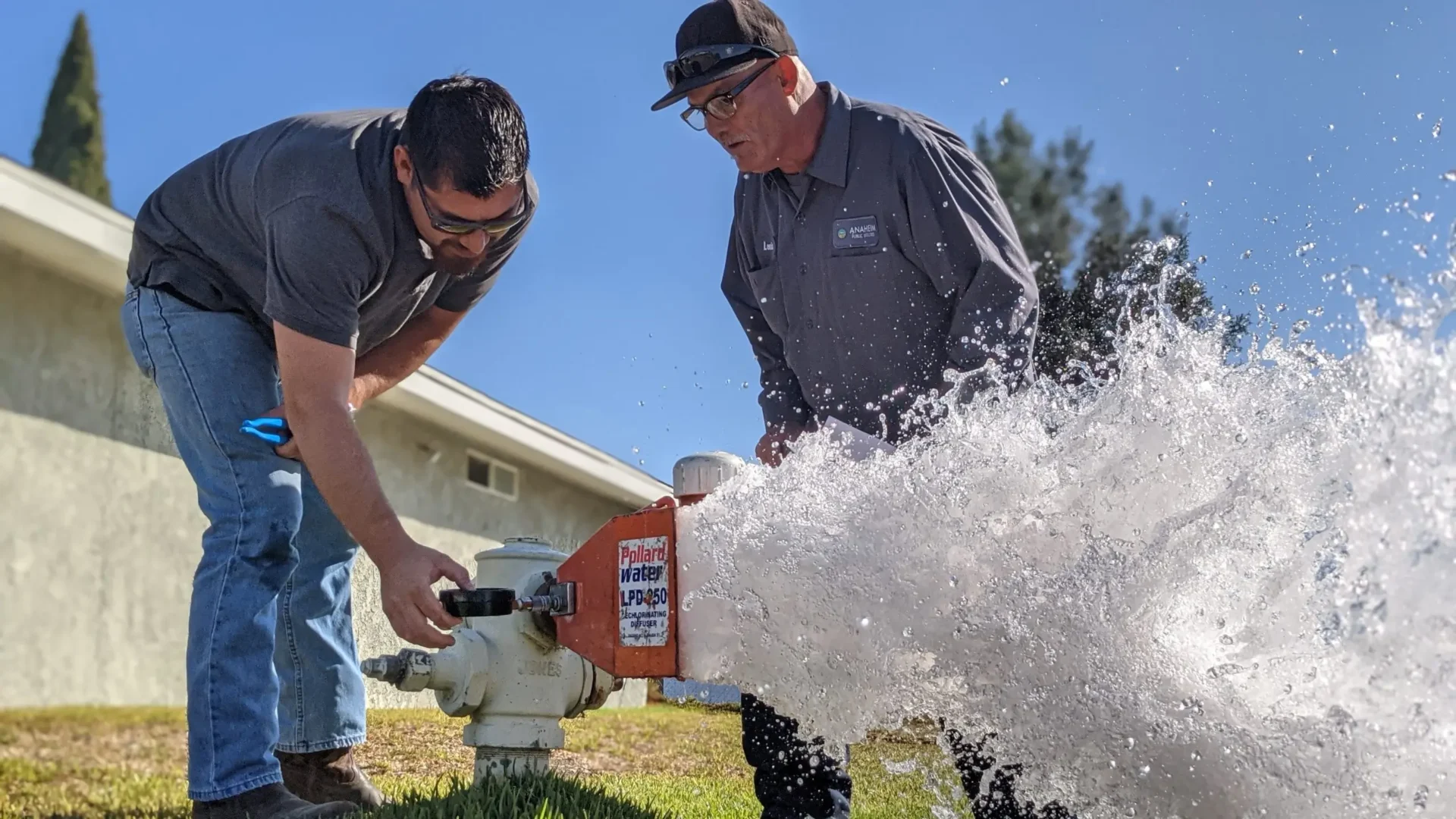 Men Testing a PIV Valve