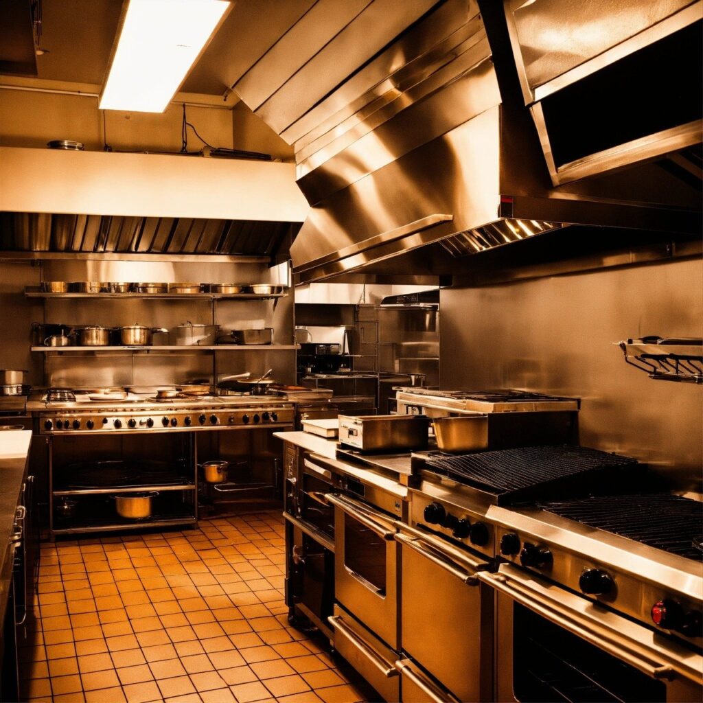 A restaurant that needs a fire suppression system